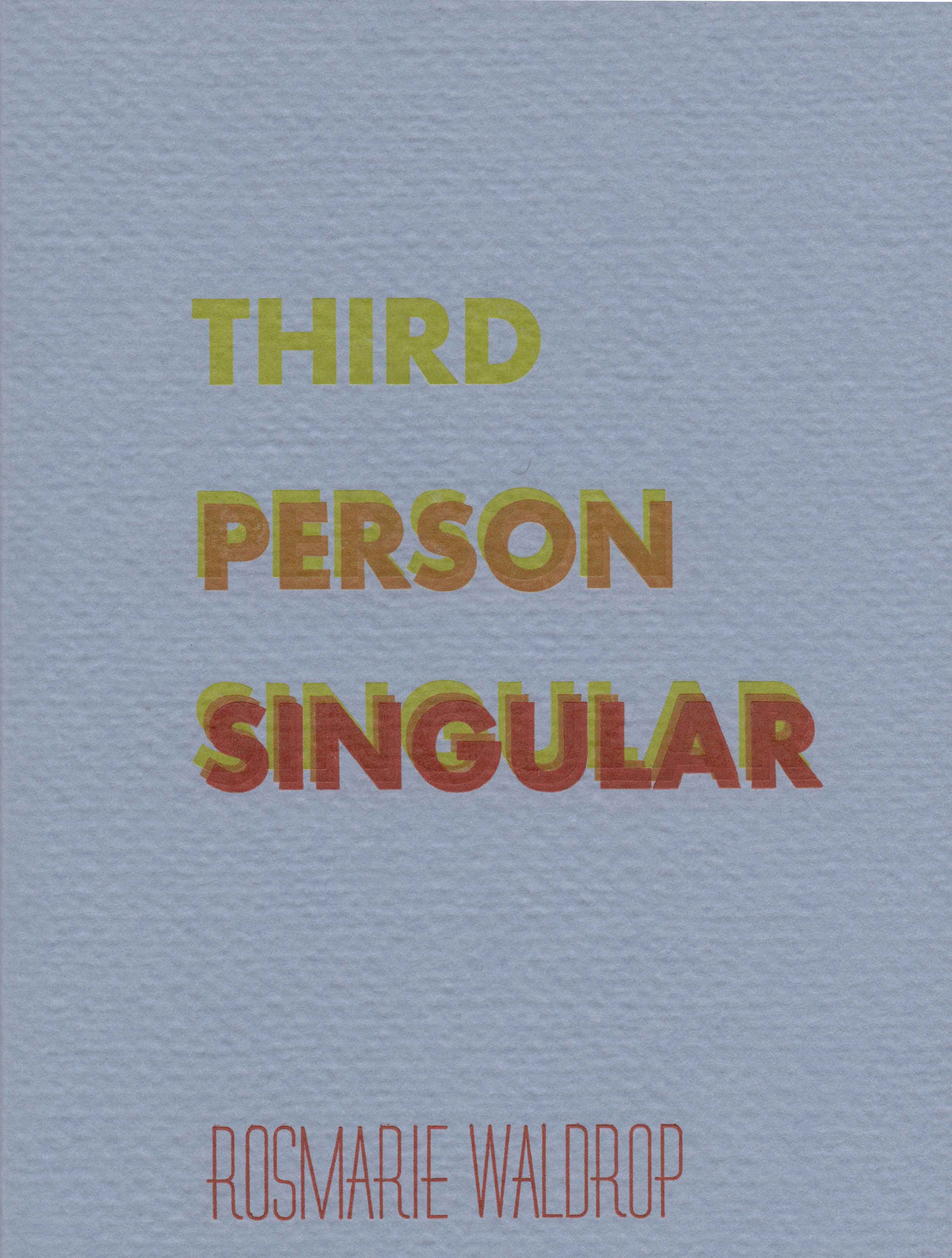 Third Person Singular